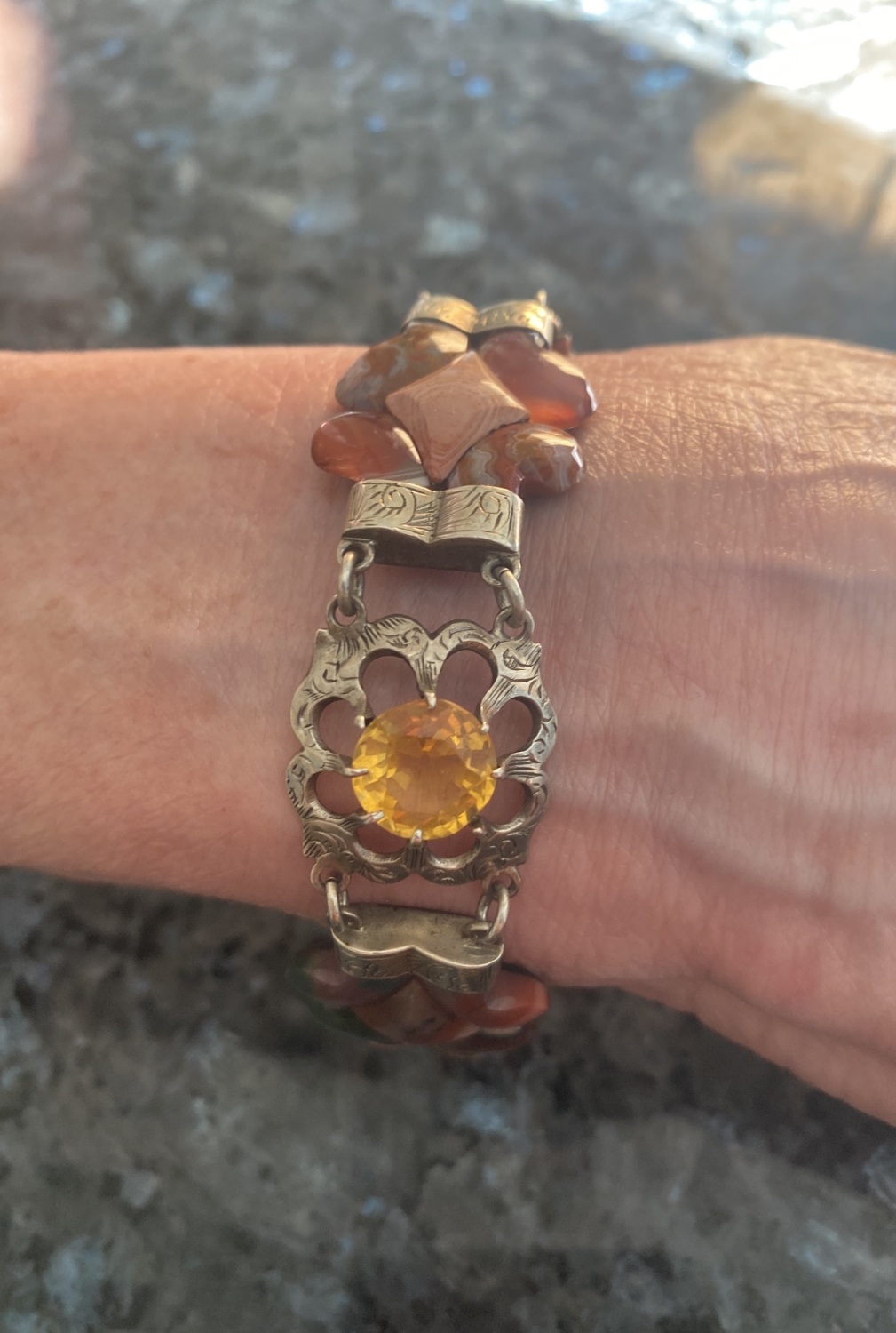 Vintage citrine bracelet 2025