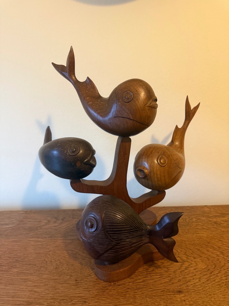 A Shoal of Fish , Handcrafted in Various Hardwoods