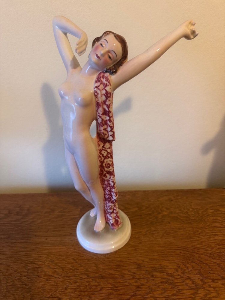 Art Deco Ceramic figurine by Katzhutte