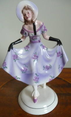 Goldscheider Figure 'Girl With Bonnet'