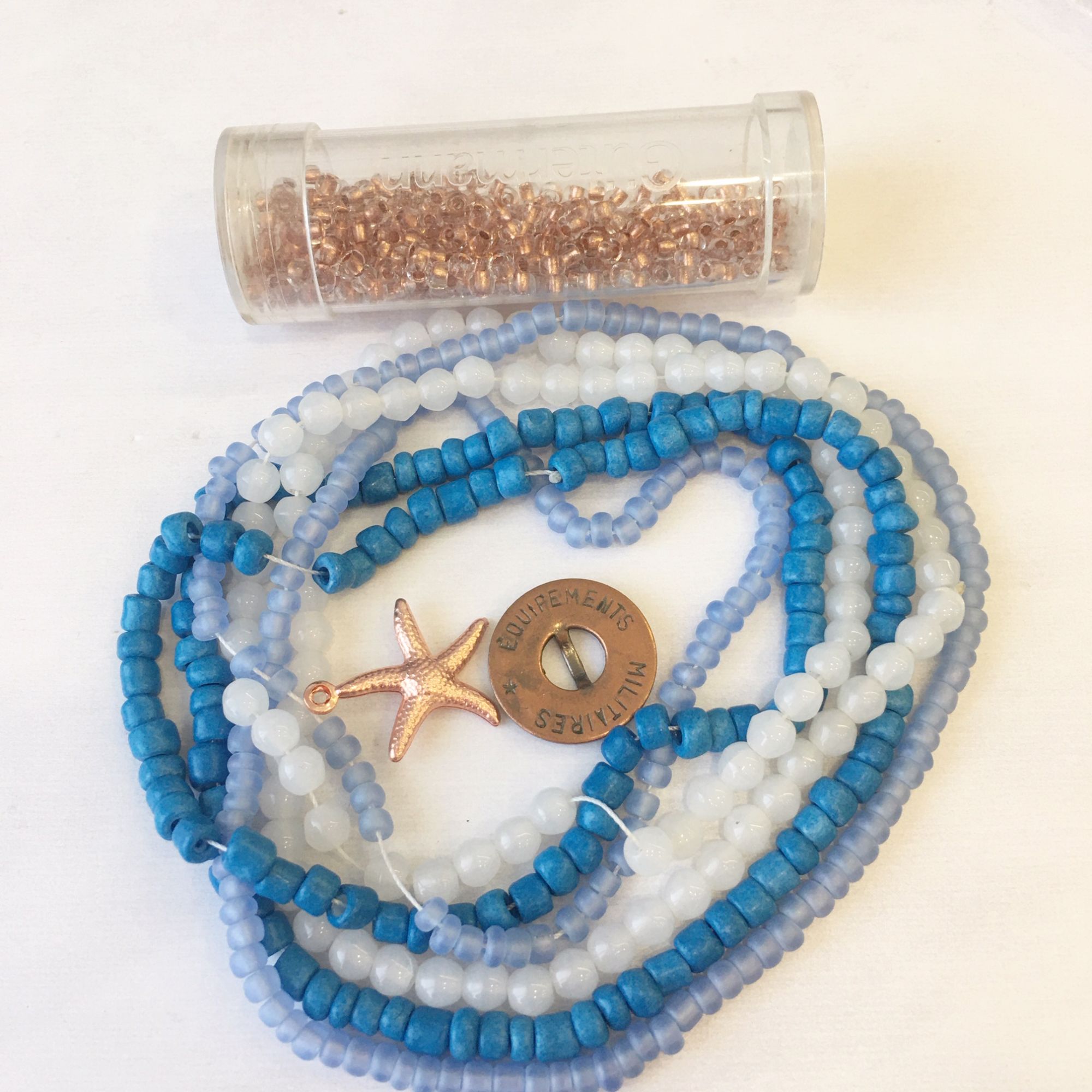 Blue & Rose Gold
