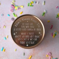 Rose Gold Tooth Fairy Box with Poem Design