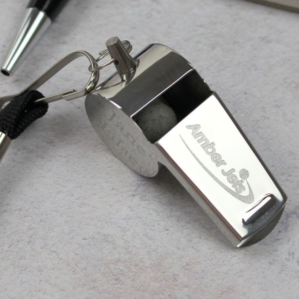 Large Personalised Engraved Whistle