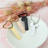Personalised Rectangle Own Handwriting Keyring