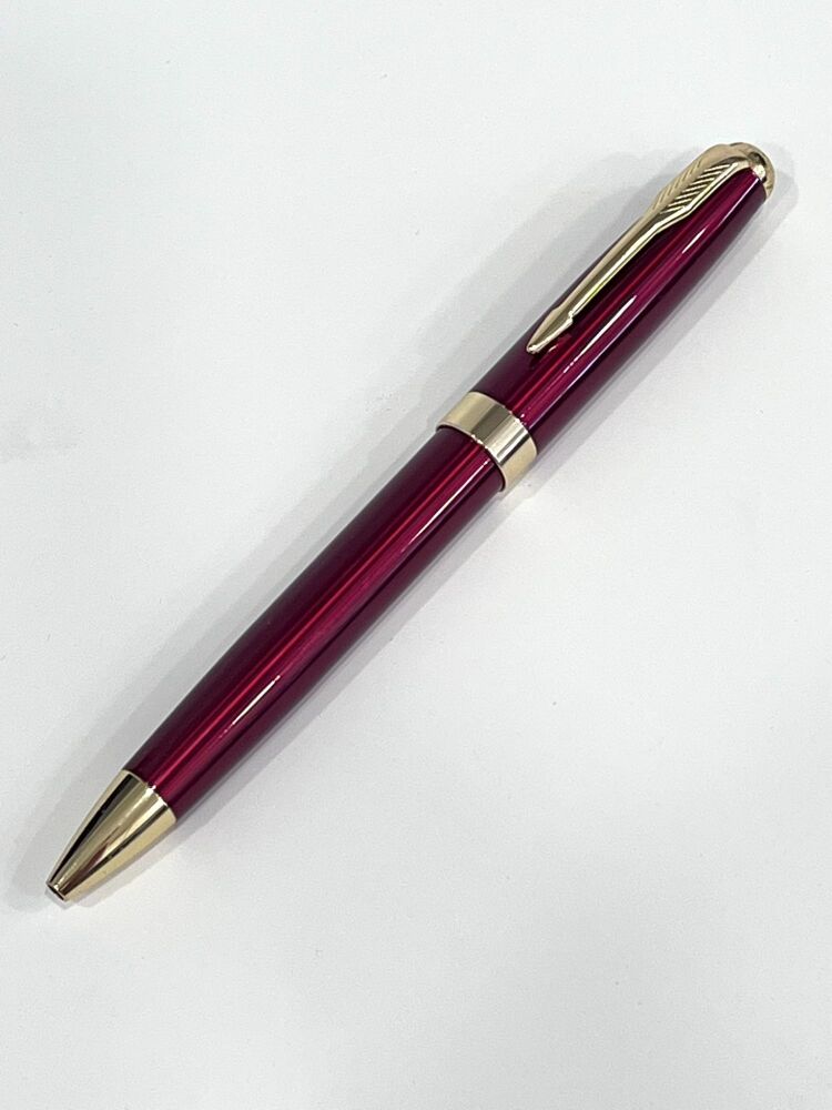 Red and Gold Ballpoint pen - Black ink