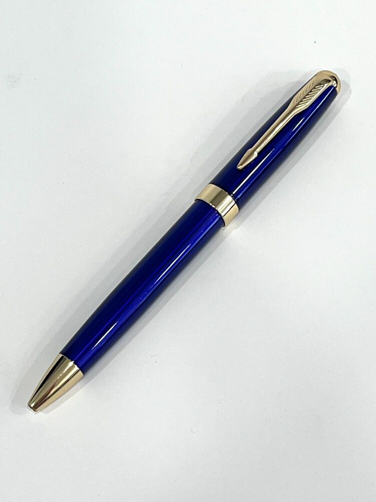 Blue and Gold Ballpoint pen - Blue ink