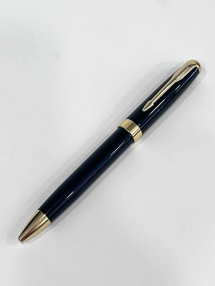 Black and Gold Ballpoint Pen - Black ink