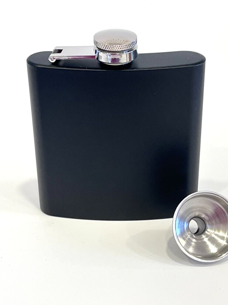 Hip Flask - Black Matt
