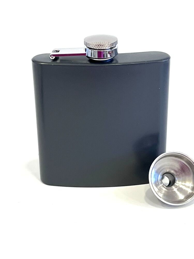 Hip Flask - Grey Matt