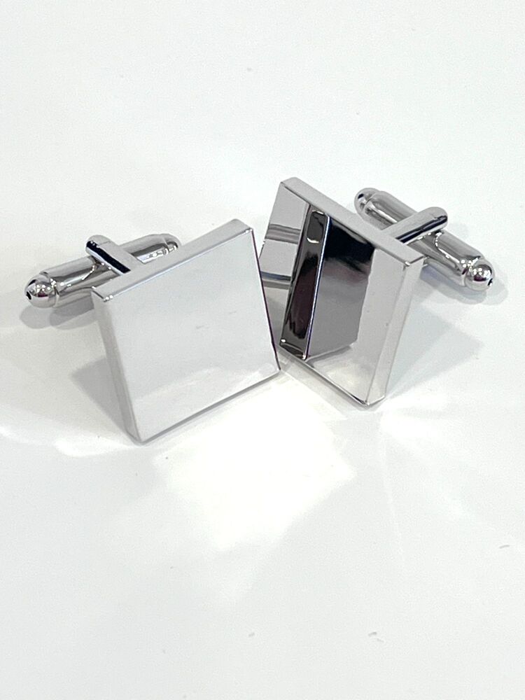 Silver Square Cufflinks
