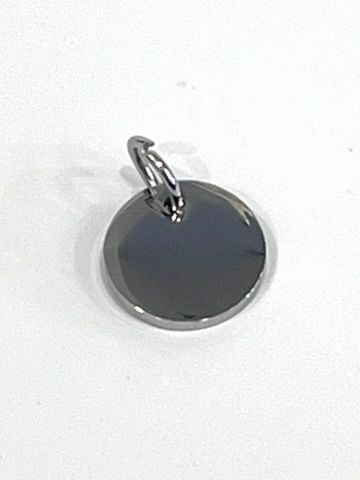 Stainless Steel Silver Pendant charm 12mm