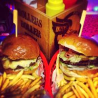 Burgers at Rollers Roller Rink (1)