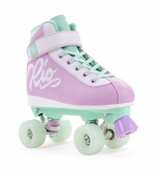 Rio Roller Milkshake Roller Skates - Mint Berry Purple/Green