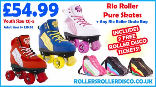 Rio Roller Leopard Skates & Rio Skate Bag Deal