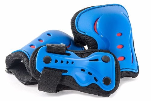 SFR Junior Girls Triple Safety Pad Set - Pink