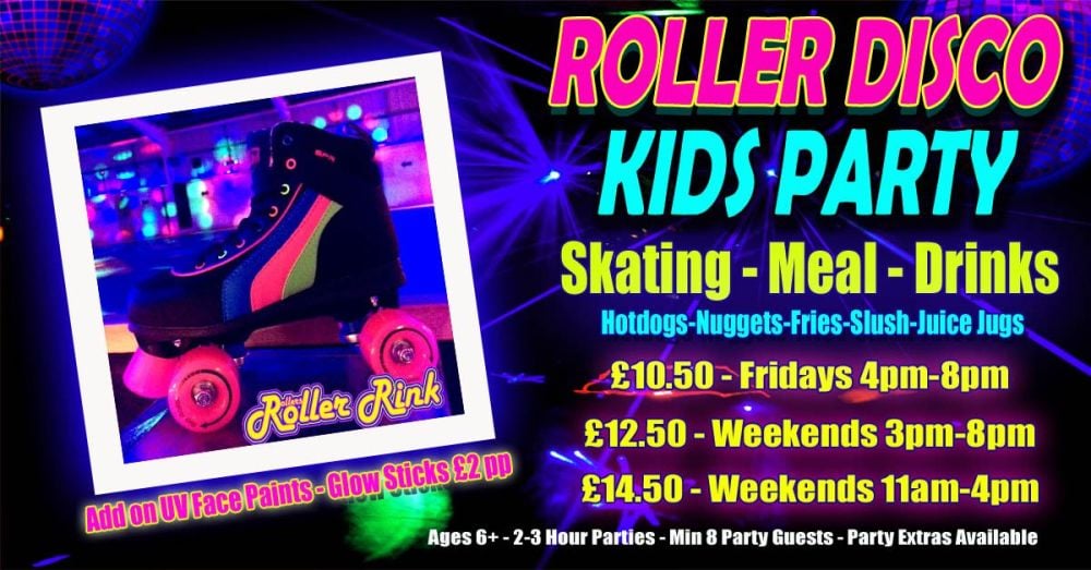 Kids Roller Disco Party Cornwall