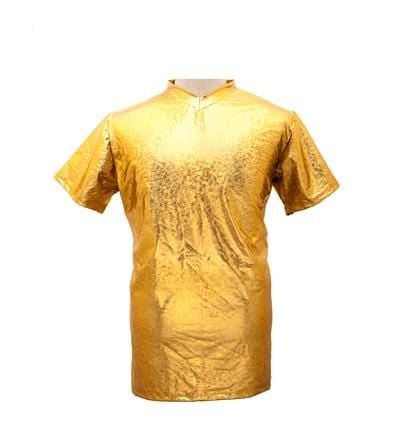 Men's High Shine Gold T Shirt - Large