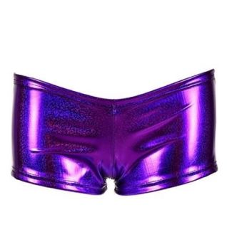 Women's Hot Pants - Purple - One Size