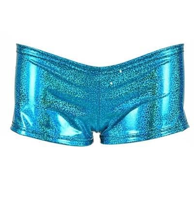 Women's Hot Pants - Turquoise - One Size