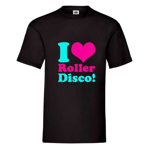 I Love Roller Disco Mens Unisex T Shirt - Any Colour - Any Size S-XXXL