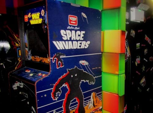 Space Invaders at Rollers Roller Rink Cornwall