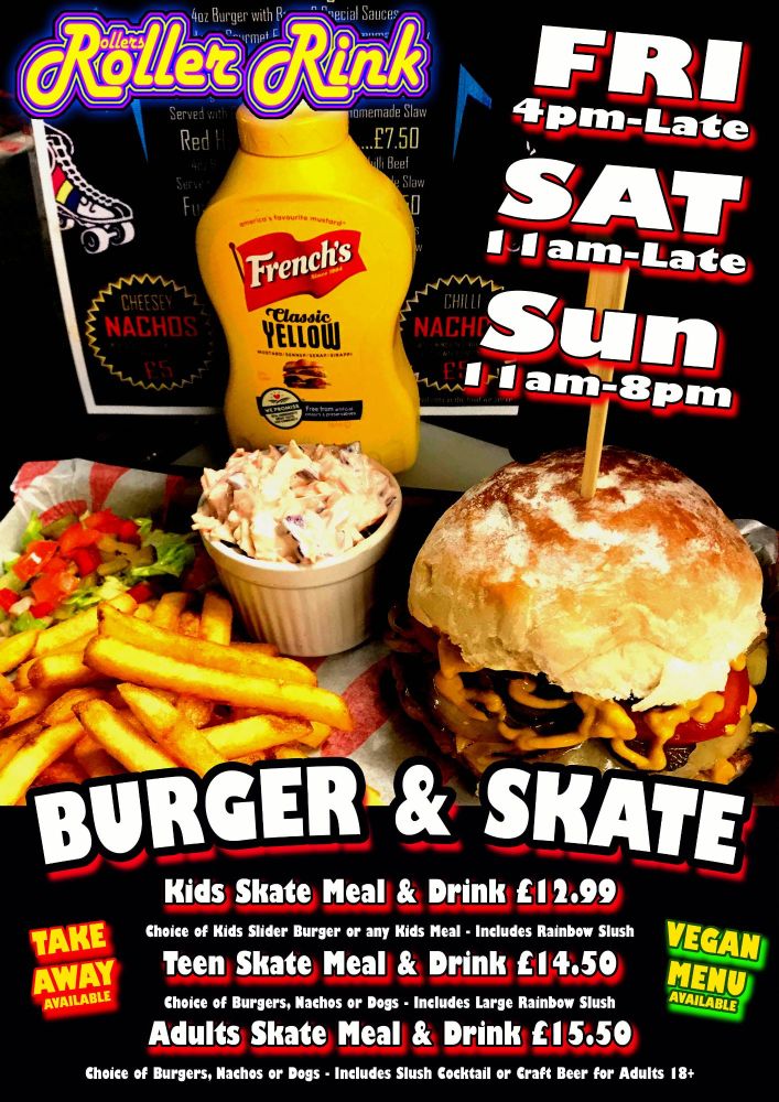 April May Burger and Skate Roller Disco Cornwall April May Burger and Skate Roller Disco Cornwall