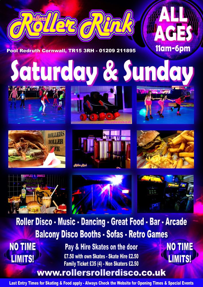 Roller Disco Saturday and Sunday Winter 2019 2020 Cornwall Roller Disco Saturday and Sunday Winter 2019 2020 Cornwall