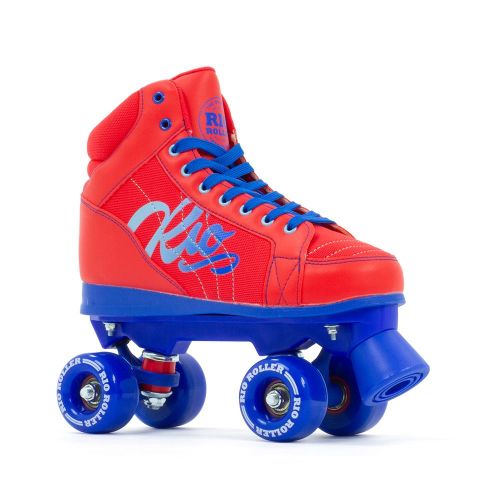  Rio Roller Lumina Quad Skates - Blue/Pink 