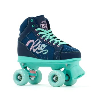 Rio Roller Lumina Quad Skates - Navy/Green