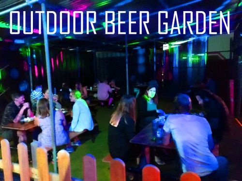Beer Garden at the Roller Disco