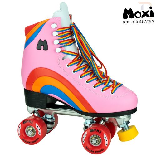Moxi Rainbow Rider Quad Roller Skates - Sunset Yellow