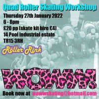 Woww Roller Skate Lessons at the Roller Rink Cornwall January 2022