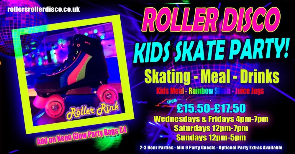 Roller Disco Childrens Party SMD 2022
