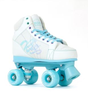 Rio Roller Lumina Quad Skates - White/Blue