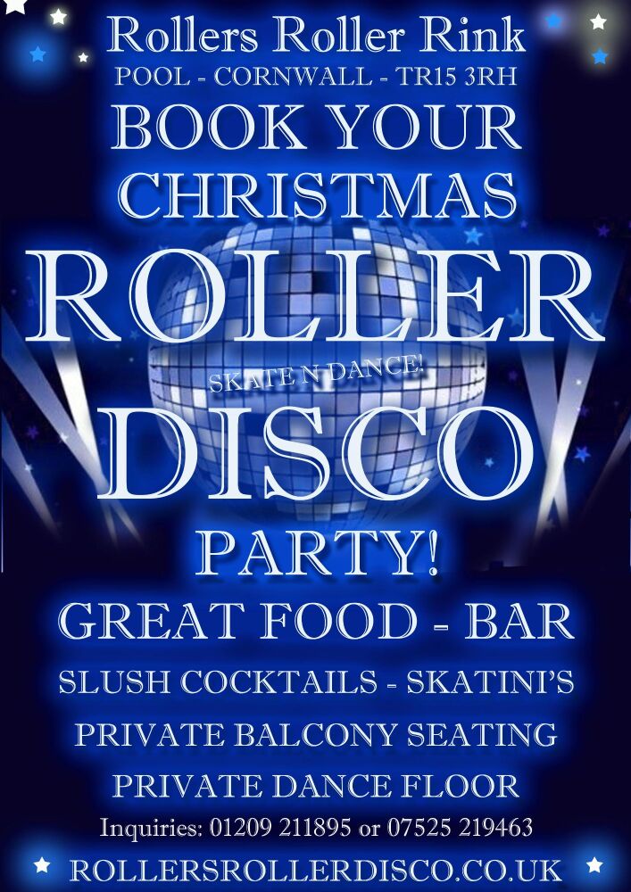 Christmas Staff Party Roller Disco Cornwall 23