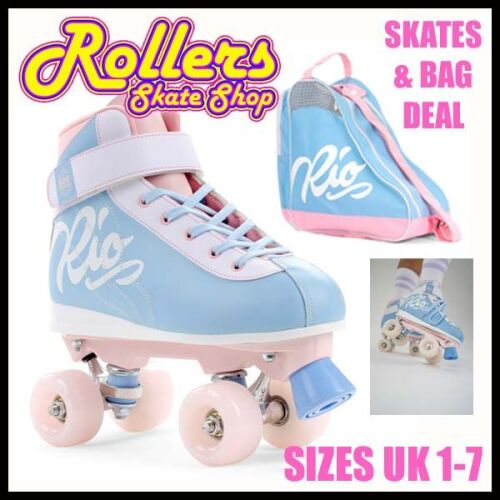Rio Roller Milkshake Cotton Candy Roller Skates & Bag Deal