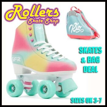 SFR Brighton Tropical Roller Skates & Bag Deal
