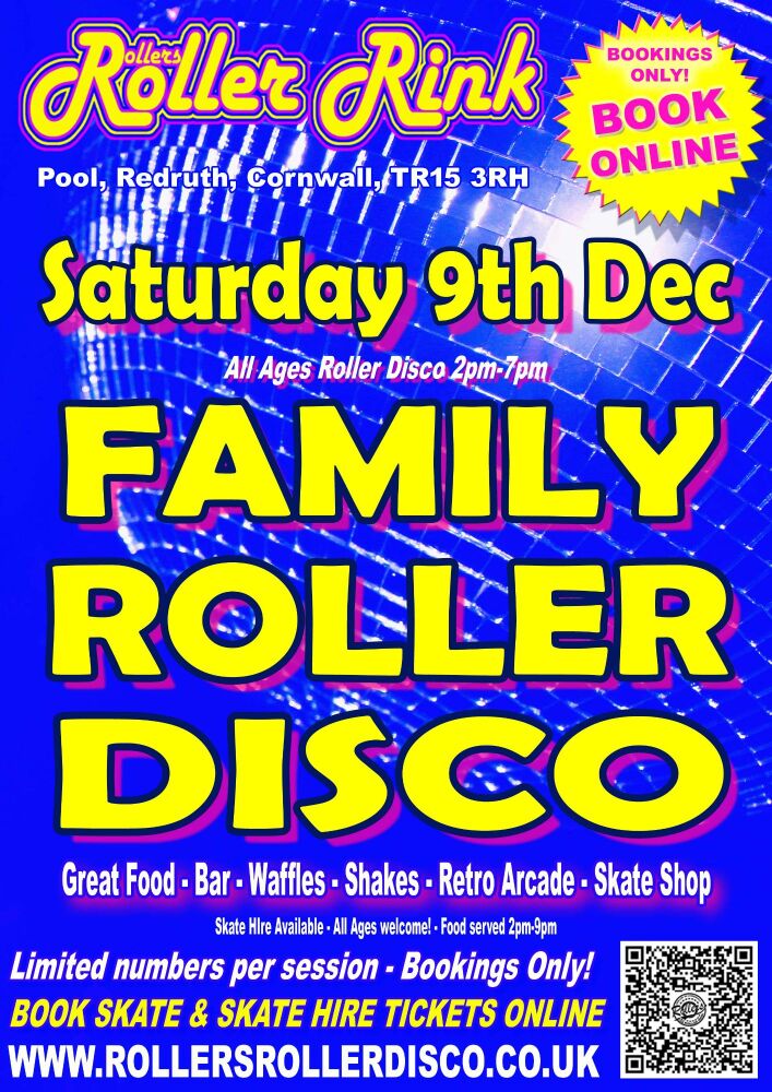 Saturday 9th Dec Family Roller Disco