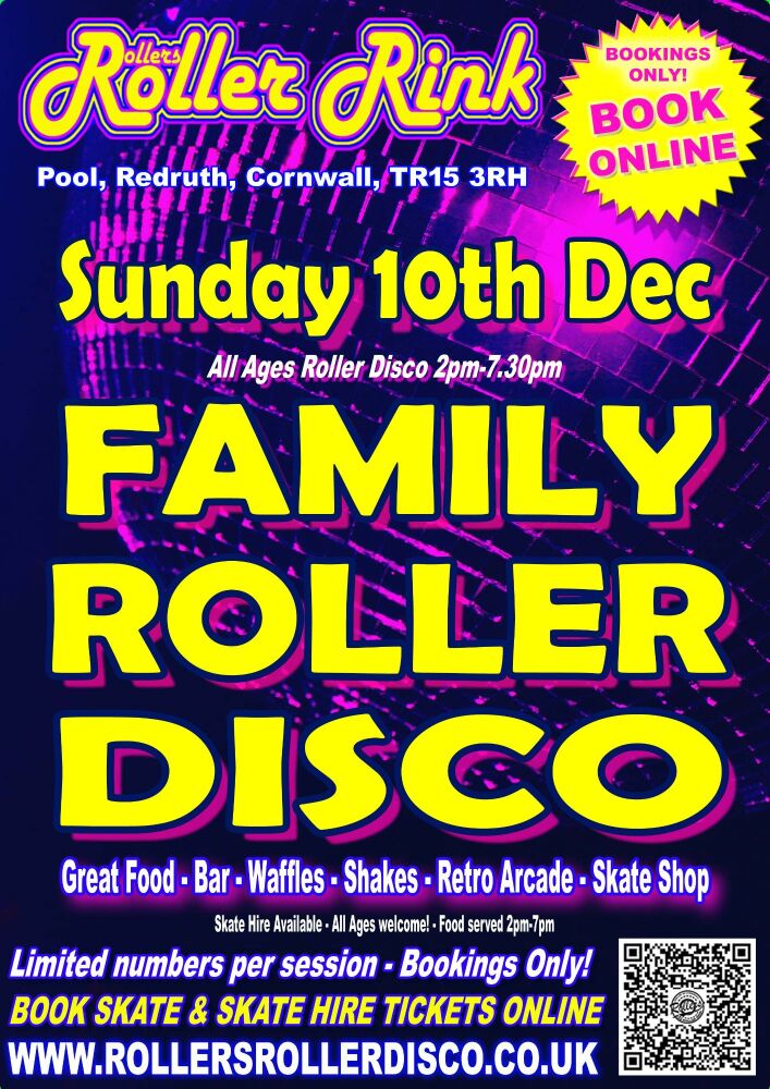 Sunday 10th Dec Family Roller Disco
