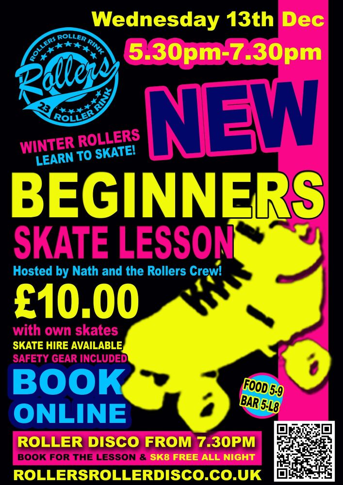 Skate Skills Roller Skate Lesson at the Rink Cornwall 13th Dec