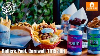 Just Eat at Rollers Roller Rink Cornwall