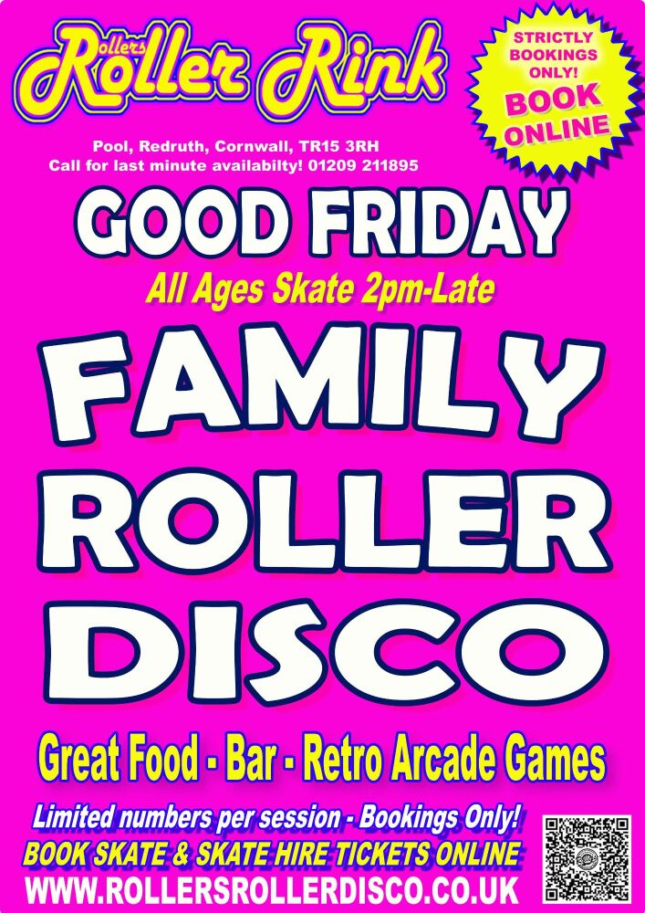 Good Friday Family Roller Disco Cornwall