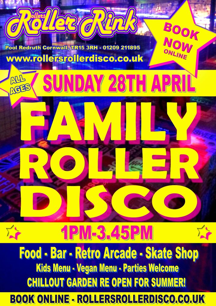 Sunday 28th April Family Roller Disco Cornwall 24