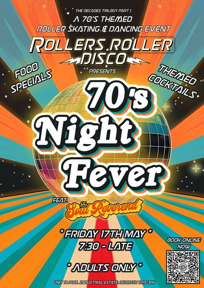 70s Disco Night - Friday 17th May 7.30pm-Late (Adults)