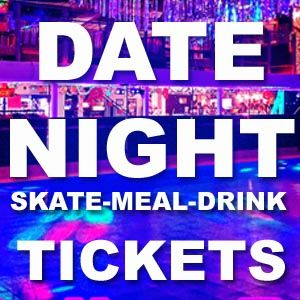 Date & Skate Night with Meal and Drink