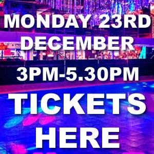 Roller Disco Monday 23rd December 3pm-5.30pm