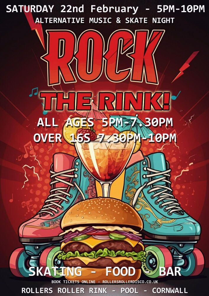 Rock the Rink Roller Disco Saturday 22nd February