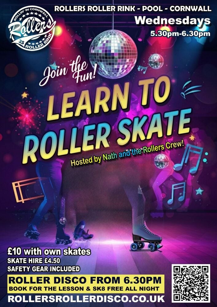 Learn to Roller Skate at Rollers Cornwall