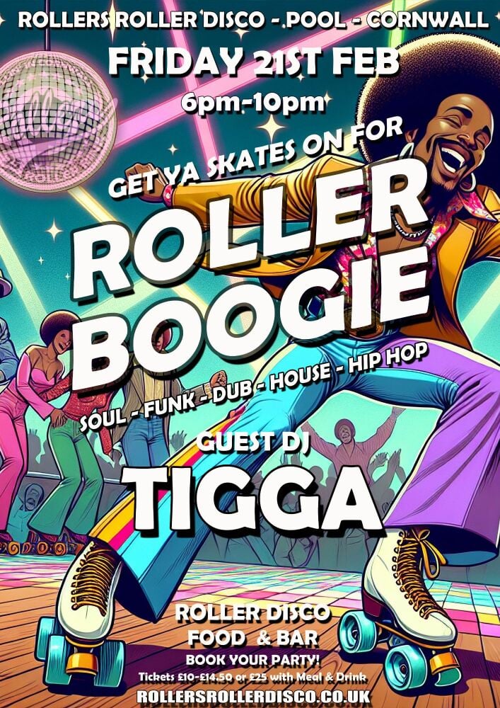 Dj Tigga at the Roller Disco Fri 21st Feb 2025