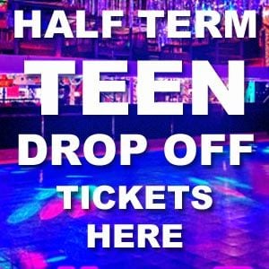 Teen "Drop off" Half Term Roller Disco Tickets - (No Parking session)